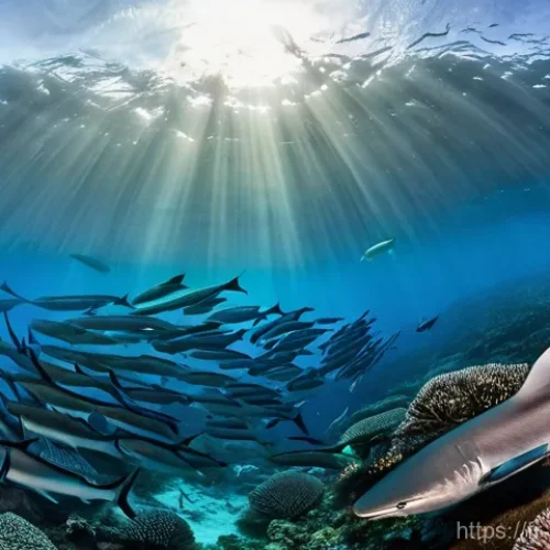 Home 31 말레이시아 다이버를 위한 다이빙 포인트 - **Sipadan's Barracuda Tornado:**
"An epic wide-angle underwater photograph capturing the breatht...